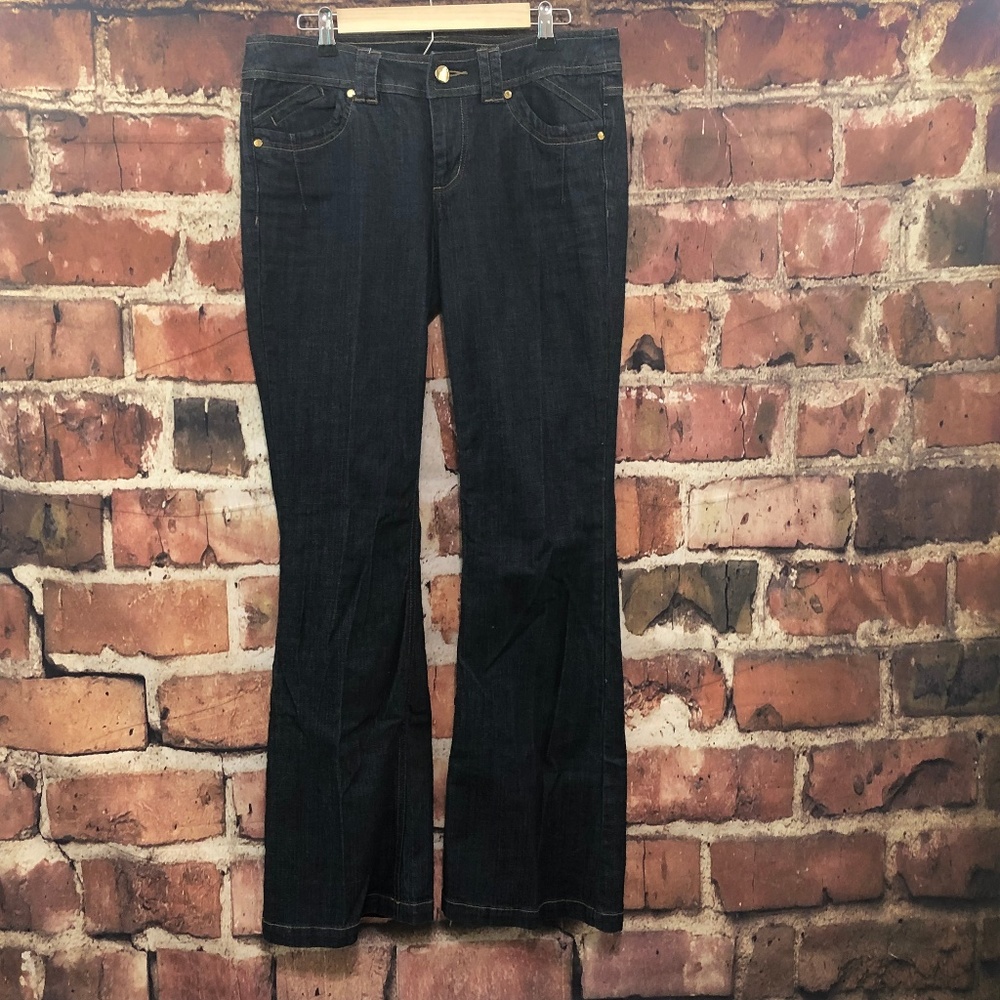 Baby Phat Women's Blue Denim 5 Pocket Bootcut Jean